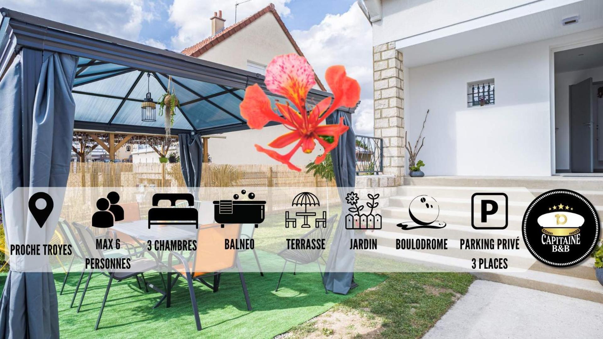 Le Flamboyant - Confort & Rarete - Premium Saint-Andre-les-Vergers Exterior photo